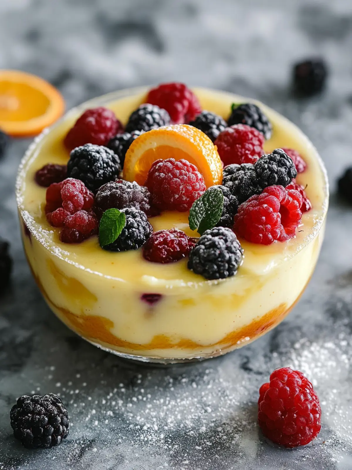 Berries with Orange Sabayon: A Citrus Delight for Everyone 2 Berries with Orange Sabayon