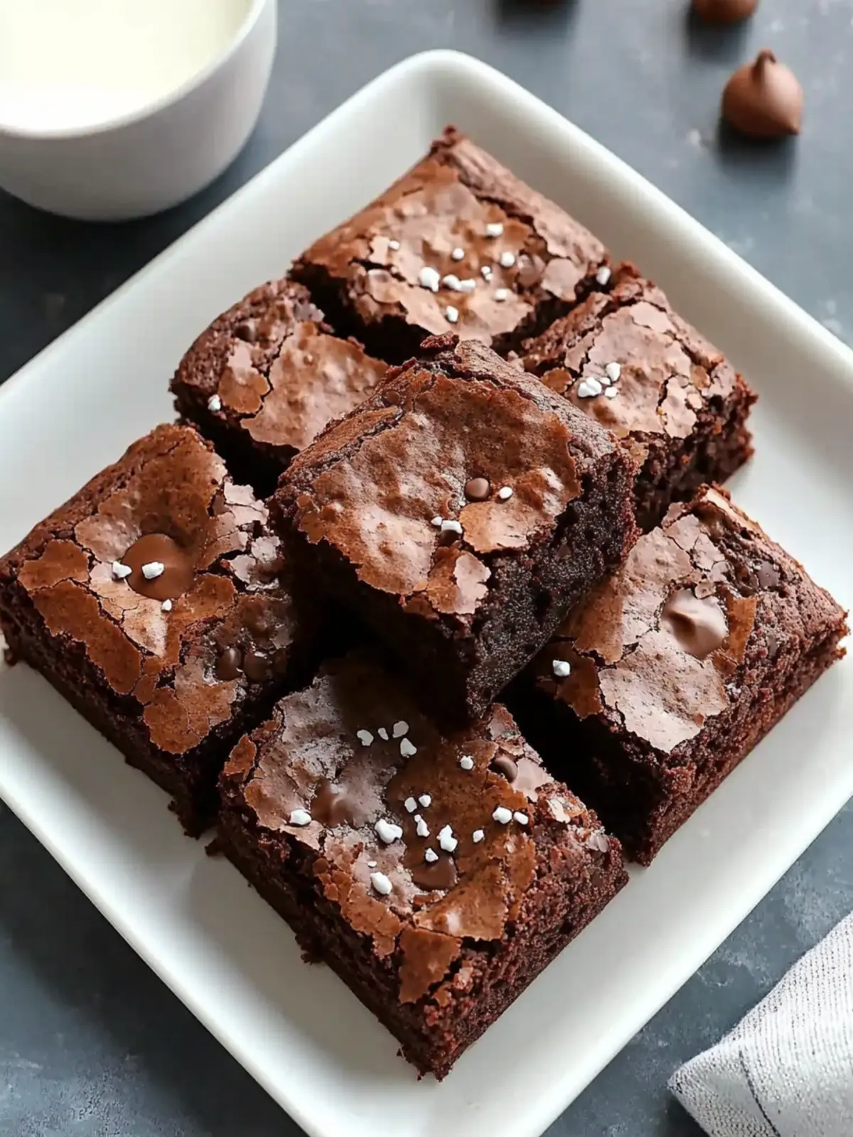 Decadent 5-Ingredient High Protein Greek Yogurt Brownies 4 5-Ingredient High Protein Greek Yogurt Brownies
