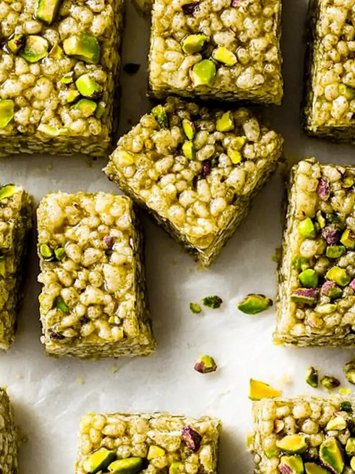 Deliciously Sweet Salted Pistachio Rice Krispie Treats 4 Salted Pistachio Rice Krispie Treats