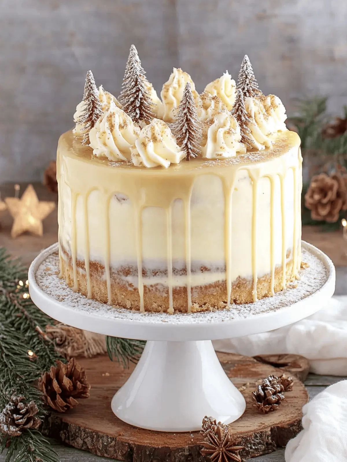 Festive Eggnog Cake with Creamy Frosting You ll Adore 2 Eggnog Cake