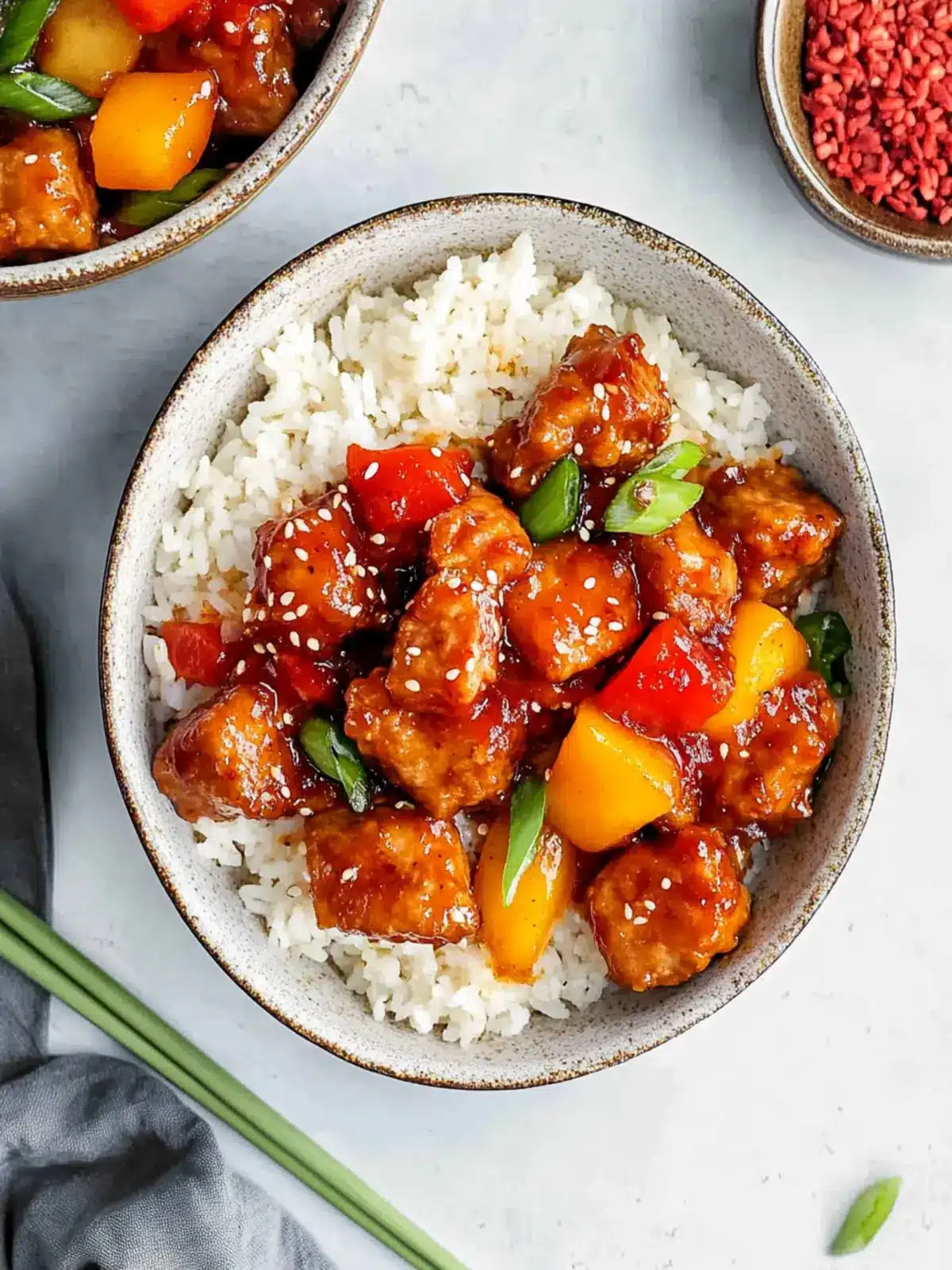 Delicious Vegan Sweet & Sour Pork in Just 20 Minutes! 4 Vegan Sweet & Sour Pork