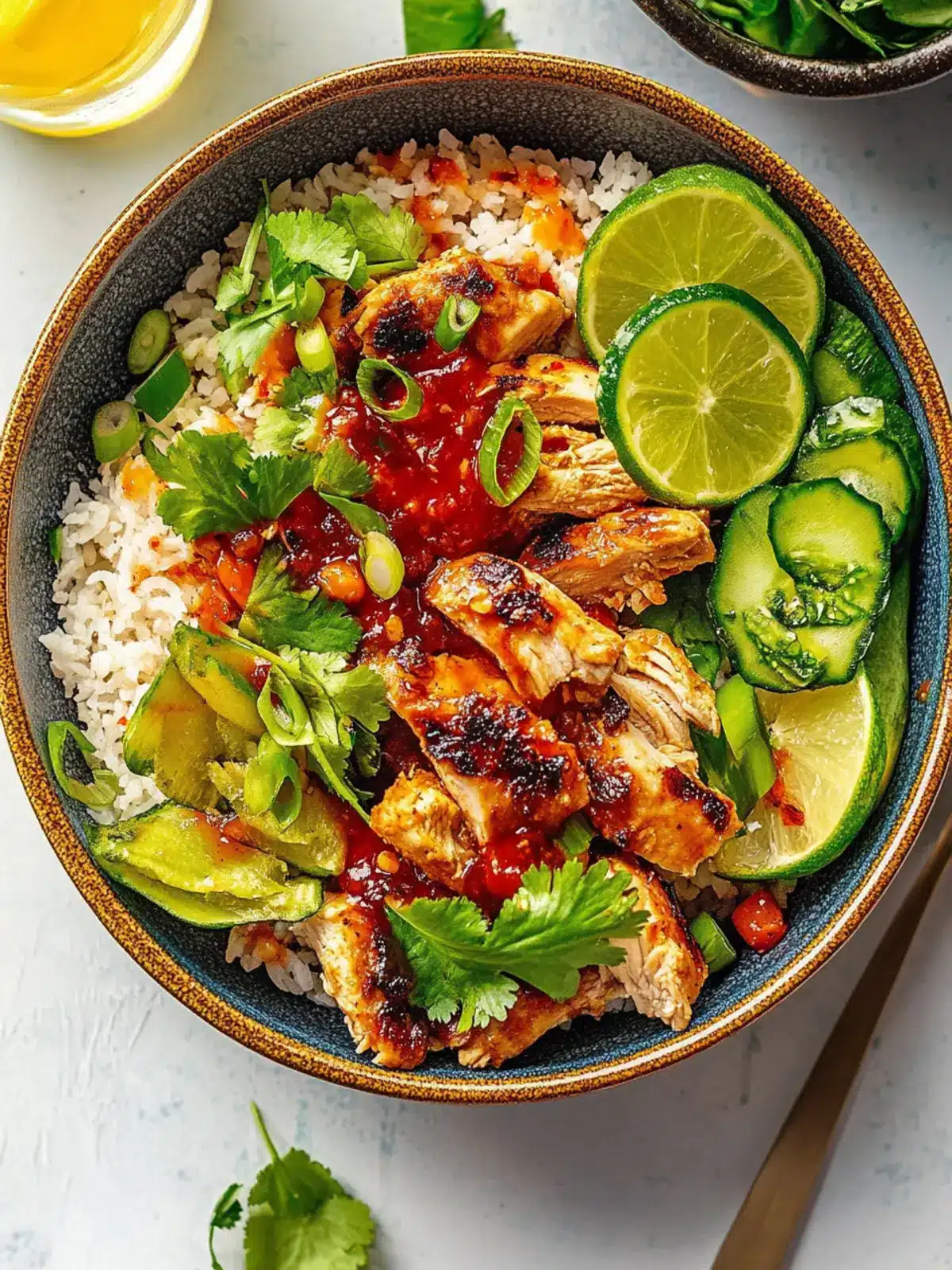 Spicy Chili Crisp Chicken Bowls Your New Favorite Dinner! 3 Chili Crisp Chicken Bowls
