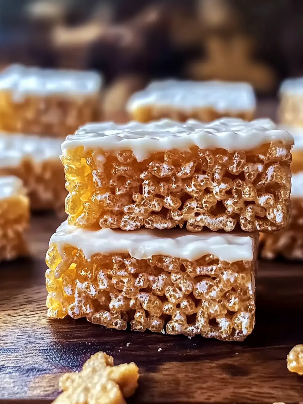 Gingerbread Rice Krispie Treats for a Cozy Holiday Treat 4 Gingerbread Rice Krispie Treats