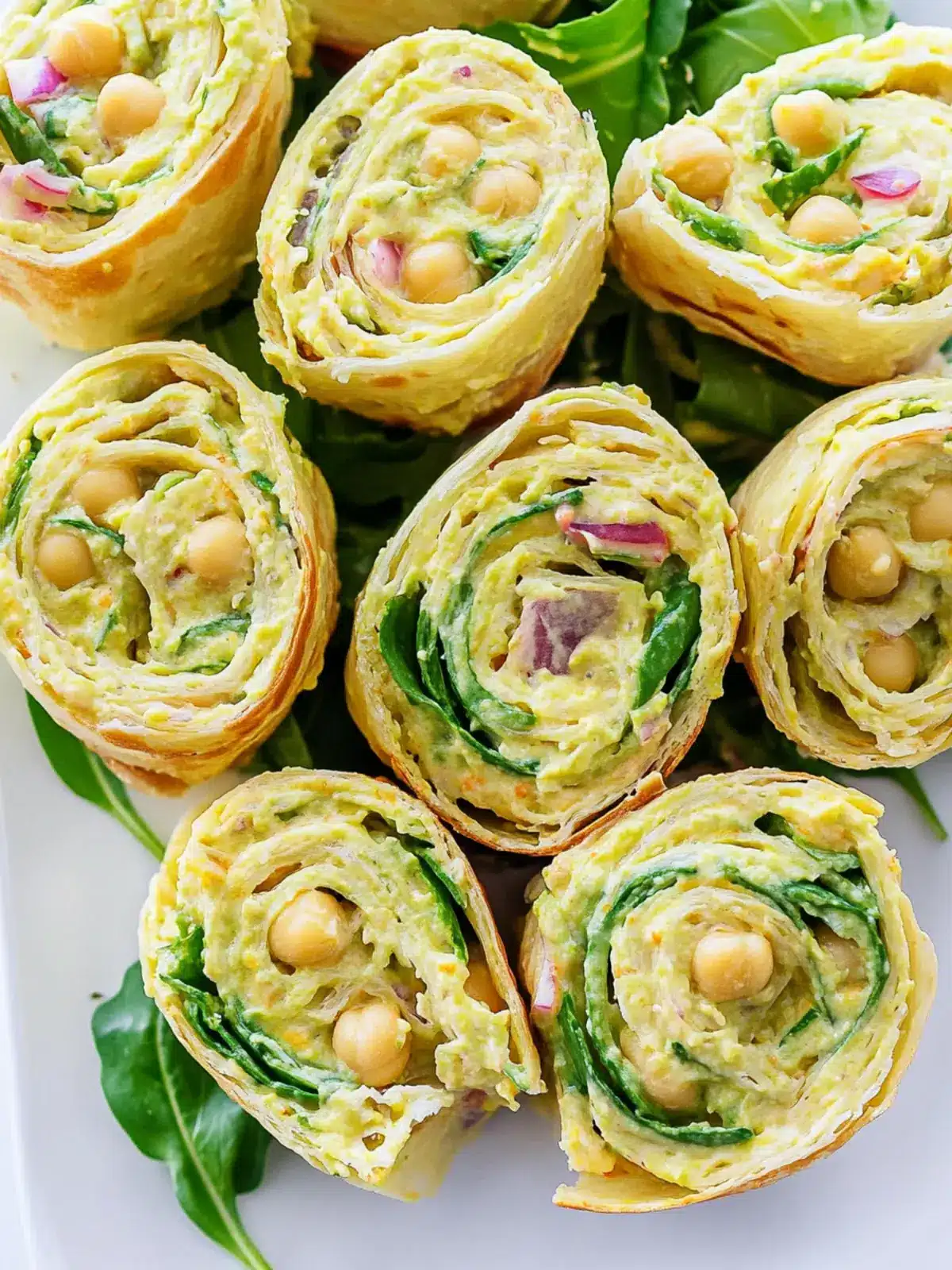 Chickpea Salad Pinwheels for a Fresh, Flavor-Packed Snack 2 Chickpea Salad Pinwheels