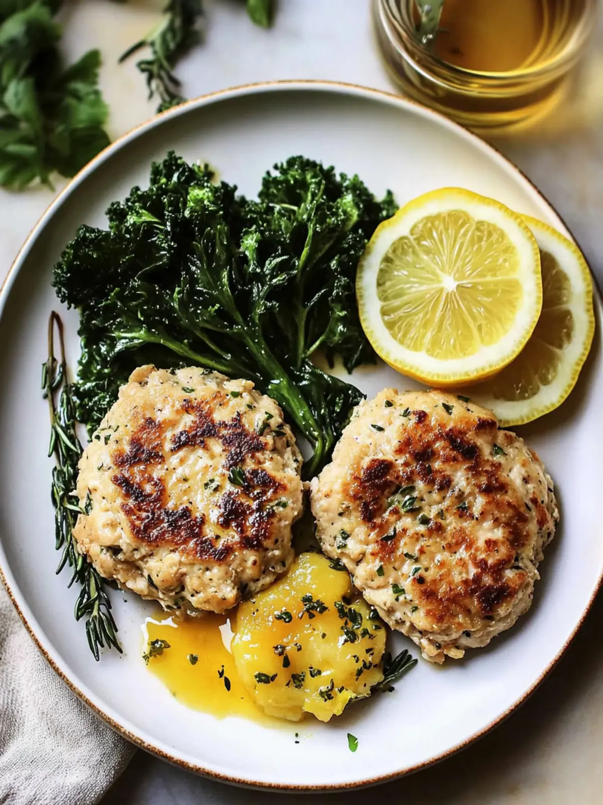 Savor Rosemary Lemon Chicken Patties for Easy Weeknight Bliss 4 Rosemary Lemon Chicken Patties