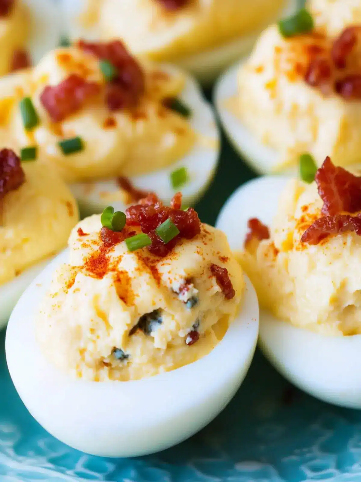 Mouthwatering Bacon Blue Cheese Deviled Eggs Recipe You ll Love 3 Bacon Blue Cheese Deviled Eggs