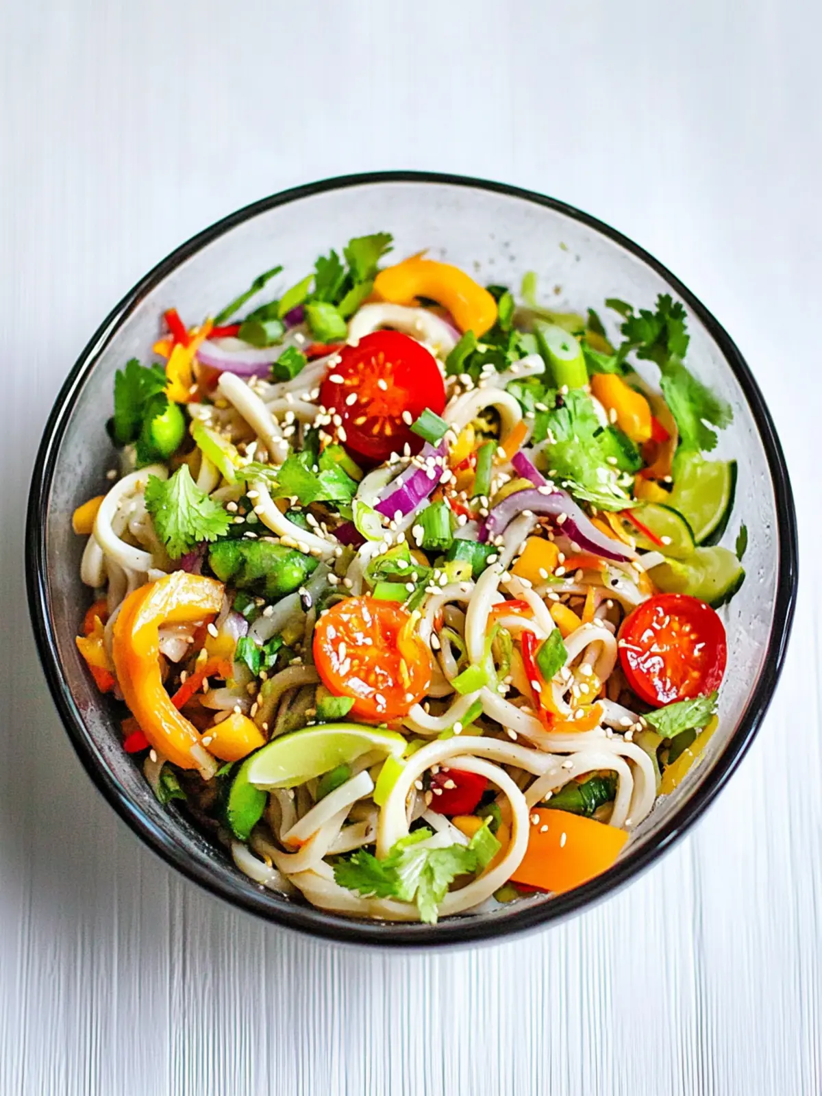 Udon Noodle Salad with Creamy Peanut Sauce You ll Love 4 Udon Noodle Salad