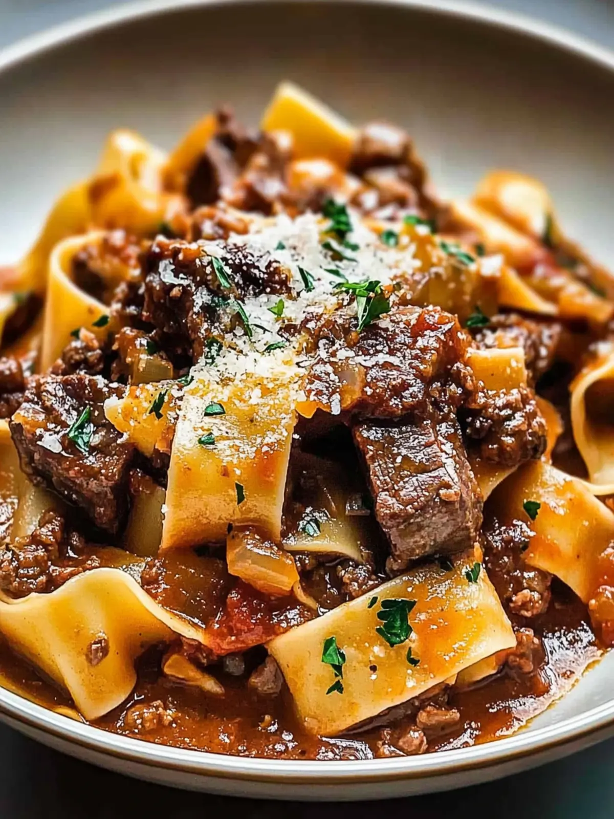 Savory Braised Steak Ragu with Pappardelle You ll Love 3 Braised Steak Ragu with Pappardelle