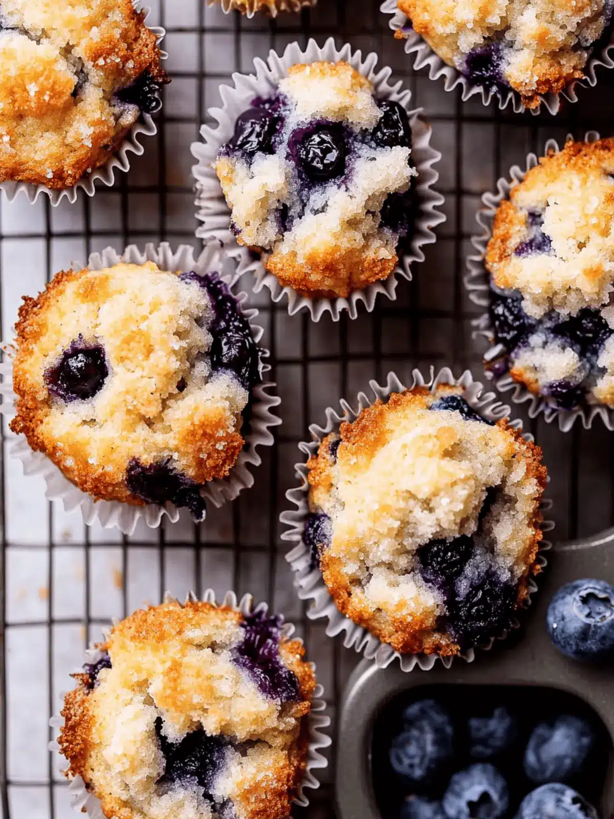 Bakery Style Blueberry Muffins to Brighten Your Morning 4 Bakery Style Blueberry Muffins