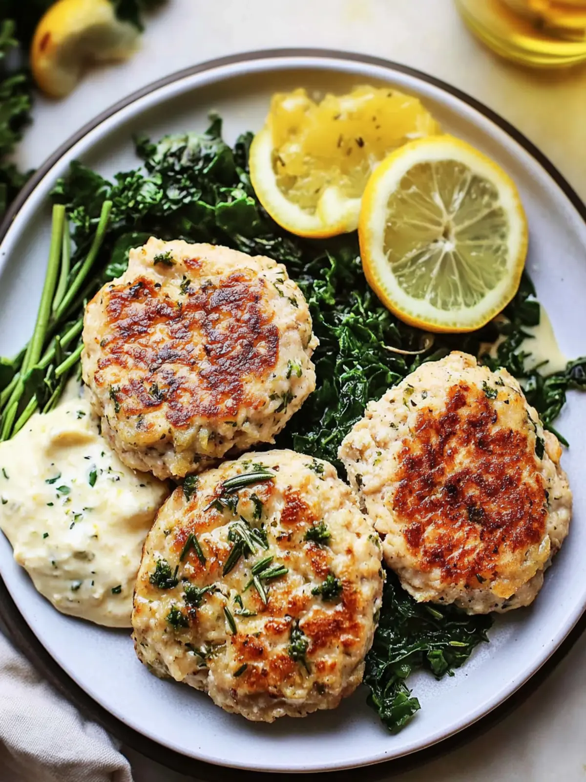 Savor Rosemary Lemon Chicken Patties for Easy Weeknight Bliss 2 Rosemary Lemon Chicken Patties