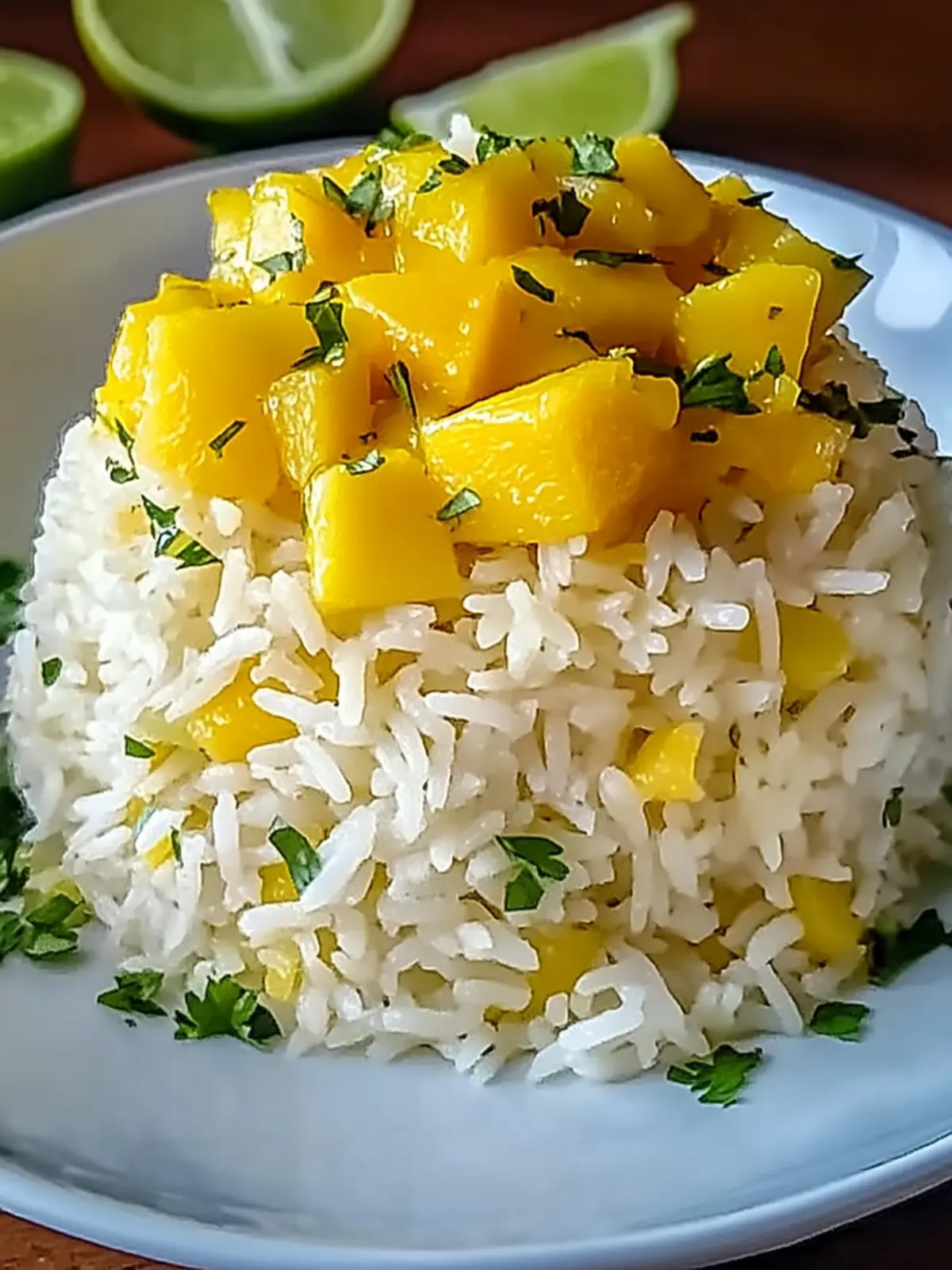 Tropical Mango Lime Rice that Will Brighten Your Dinner 3 Tropical Mango Lime Rice
