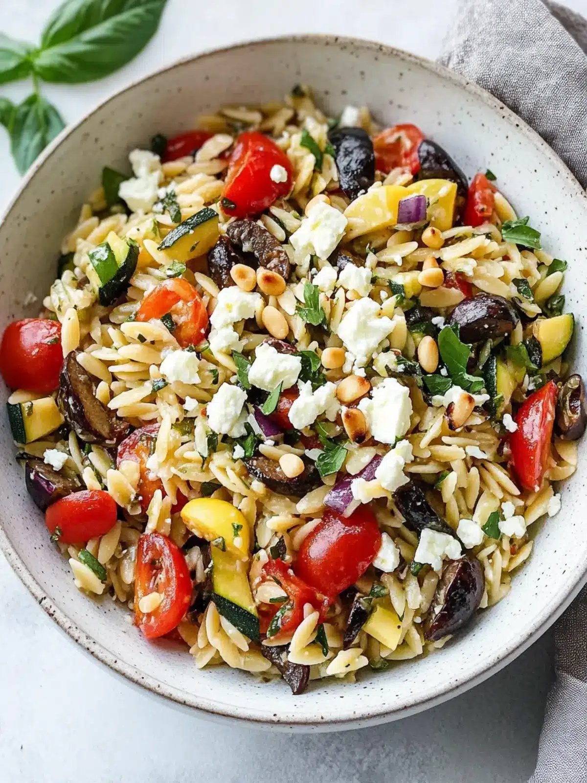 30-Minute Summer Veggie Orzo Salad with Feta and Pine Nuts Delight 2 30-Minute Summer Veggie Orzo Salad with Feta and Pine Nuts