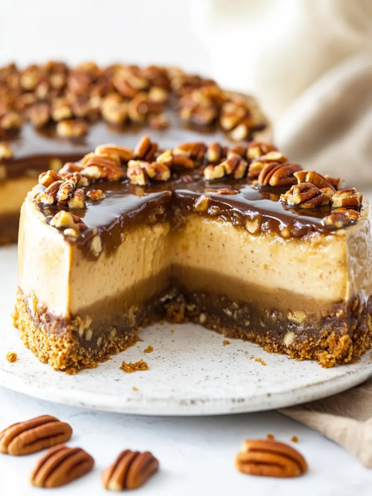 Irresistible Pecan Pie Cheesecake That Will Wow Everyone 2 Pecan Pie Cheesecake