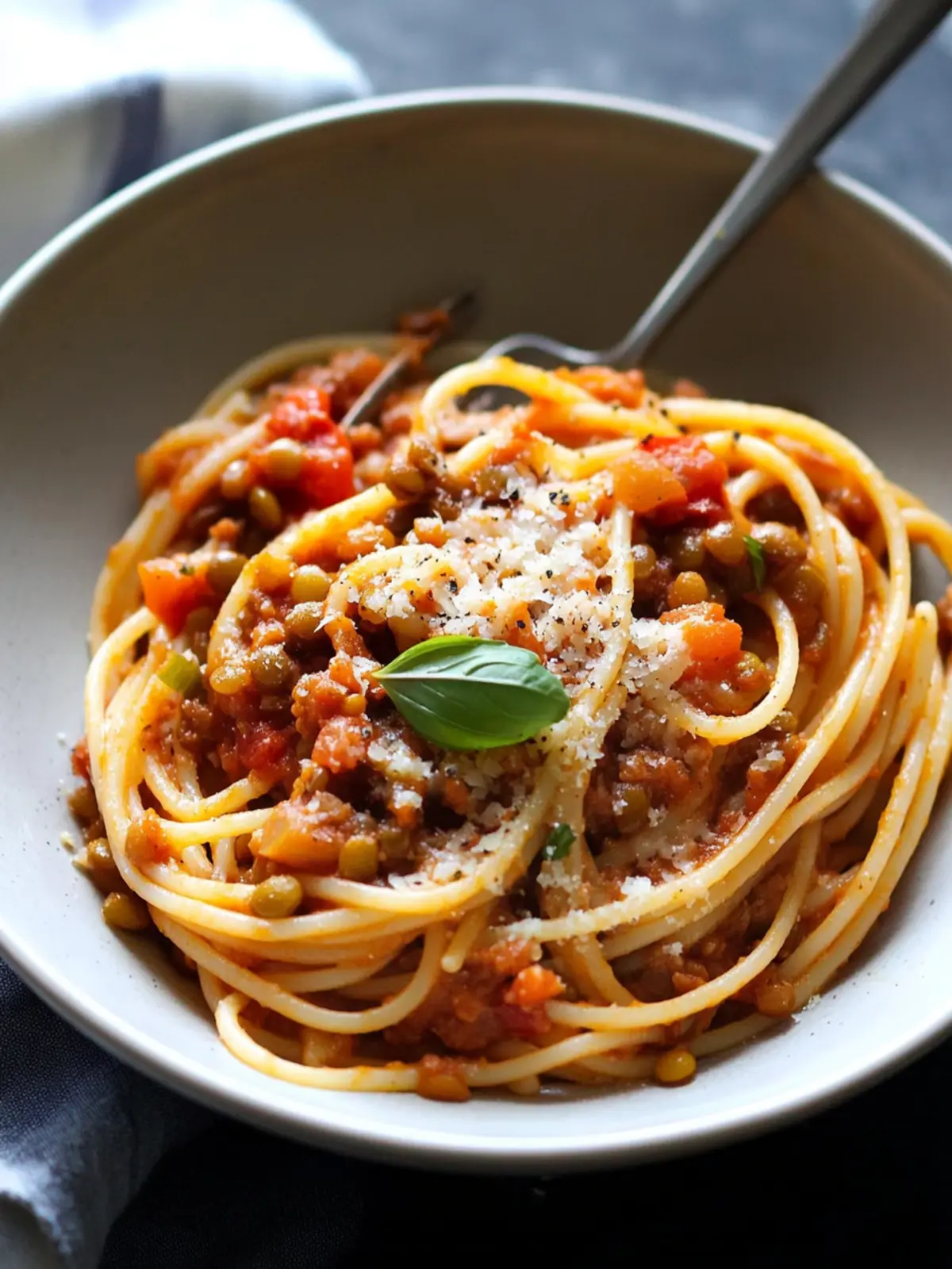 Satisfy Your Cravings with Spaghetti and Lentil Bolognese 2 Spaghetti with Vegetarian Lentil Bolognese