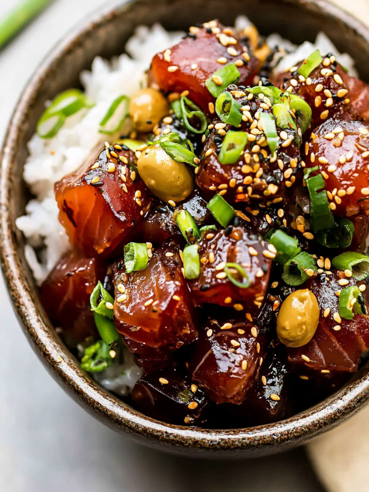 Irresistibly Fresh Homemade Shoyu Ahi Poke You ll Love 4 Homemade Shoyu Ahi Poke (Hawaiian Tuna Poke)