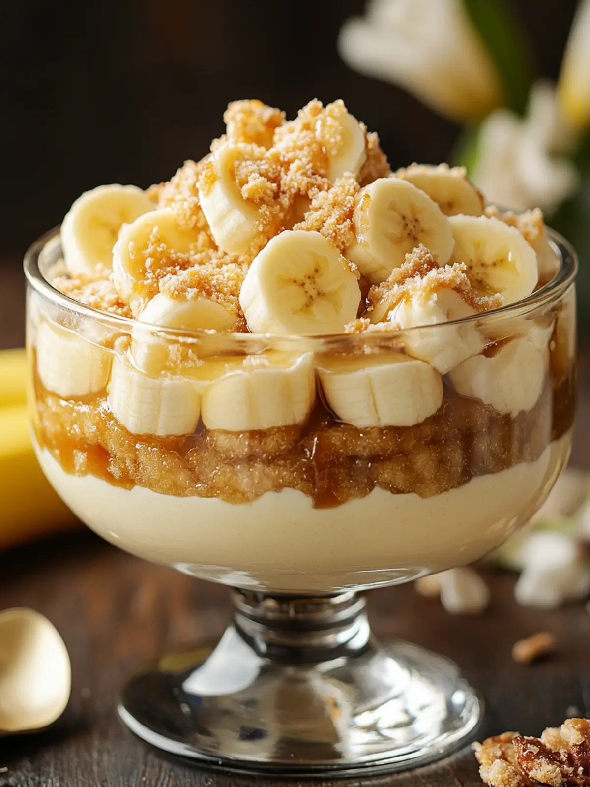 Decadent Caramelized Banana Pudding That's a No-Bake Dream 2 Decadent Caramelized Banana Pudding