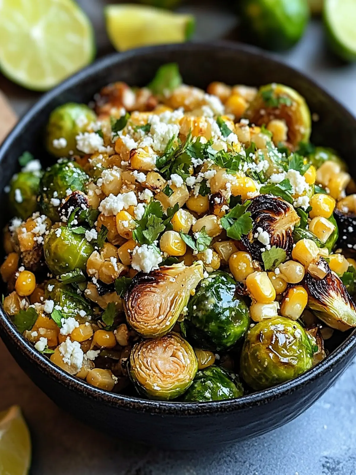 Savor the Flavor: Mexican Street Corn Brussels Sprouts Delight 2 Mexican Street Corn Brussels Sprouts
