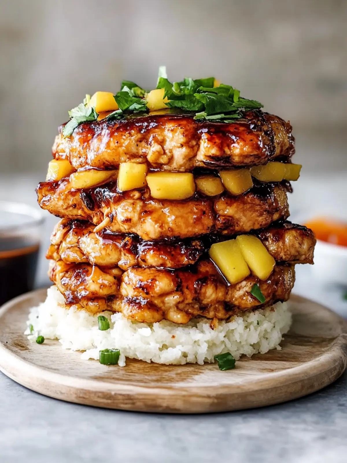 Hawaiian Huli Huli Chicken Stack: A Tropical Taste Adventure 3 Hawaiian Huli Huli Chicken Stack