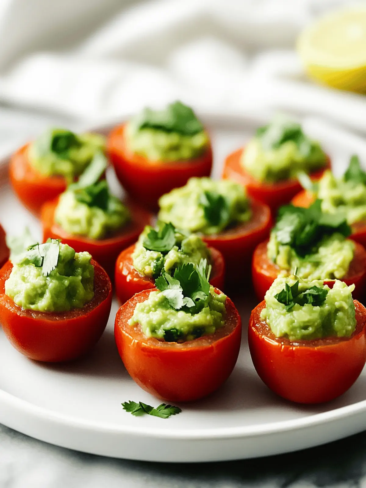 Guacamole Stuffed Tomatoes That Will Wow Your Guests 2 Guacamole Stuffed Tomatoes