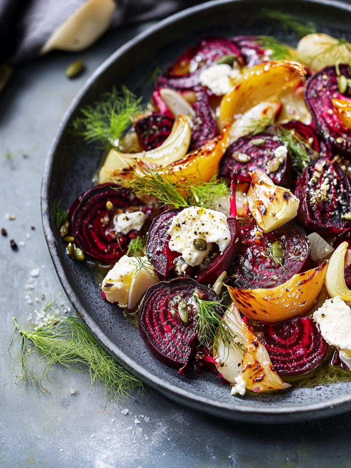 Grilled Beet and Fennel Salad with Creamy Yogurt Twist 4 Grilled Beet and Fennel Salad