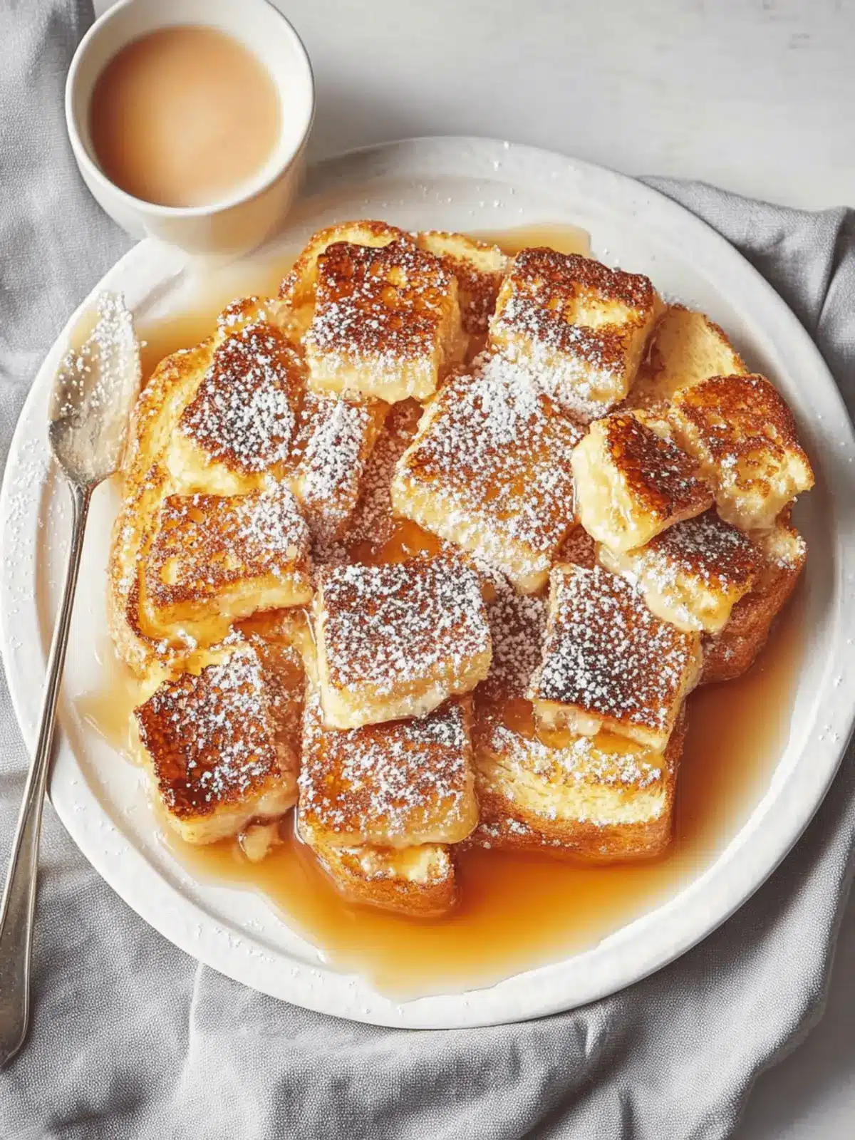 Decadent Creme Brûlée French Toast with Salted Caramel Magic 3 Creme Brûlée French Toast with Salted Caramel