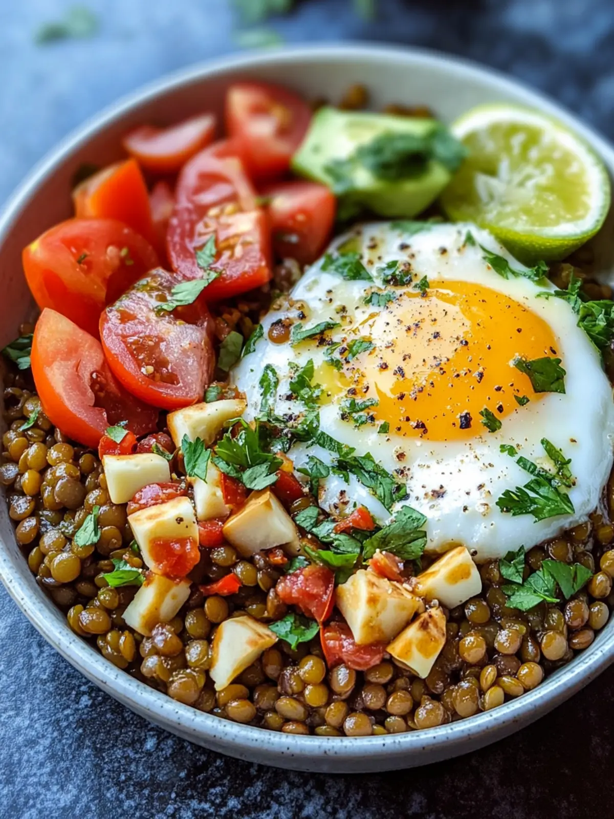 Savory Lentil Breakfast Bowl for a Wholesome Morning Boost 3 Savory Lentil Breakfast Bowl