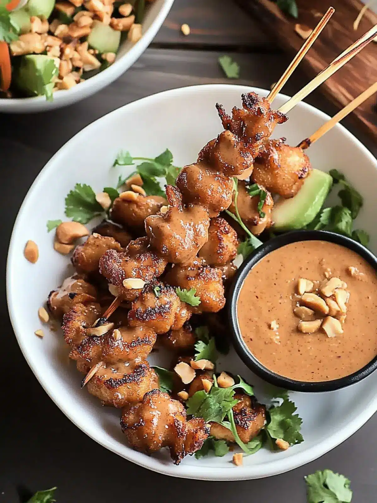Savory Satay Soy Curls with Peanut Sauce You ll Crave 2 Satay Soy Curls with Peanut Sauce