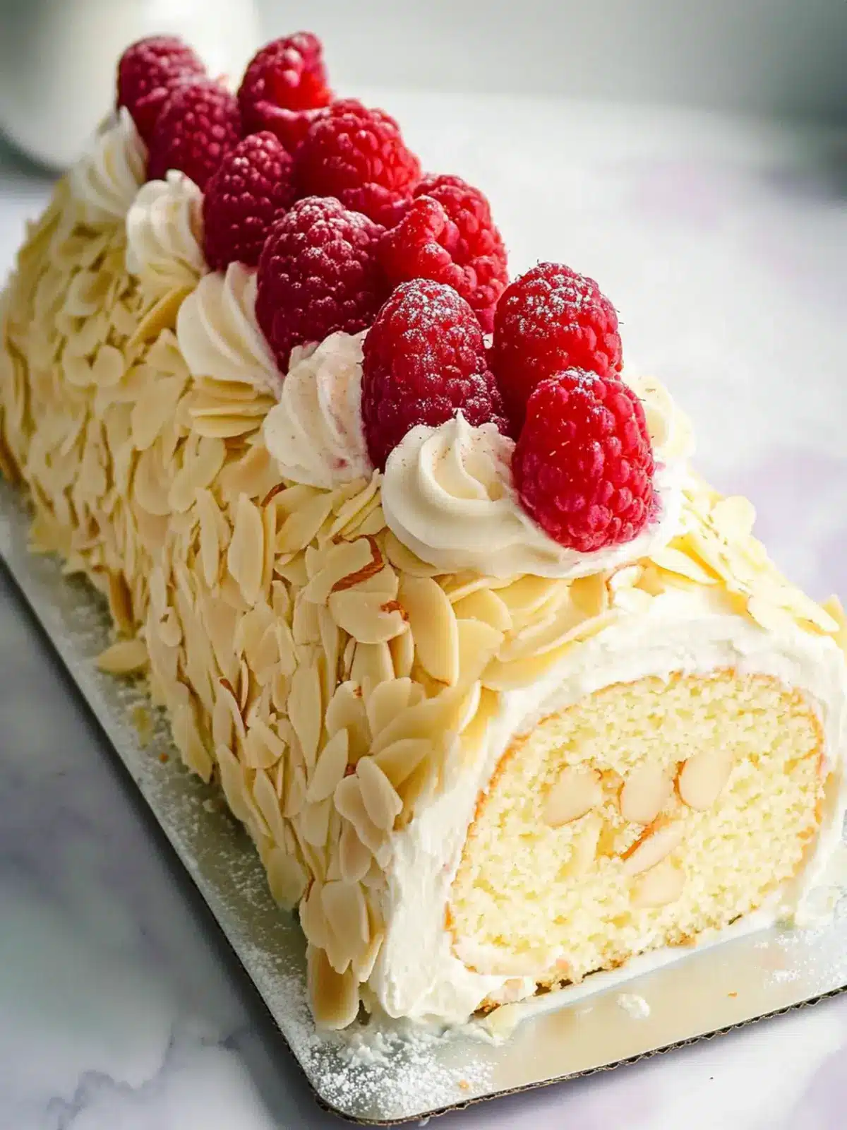 Delicious Raspberry and Almond Roll Cake for Sweet Moments 3 Raspberry and Almond Roll Cake