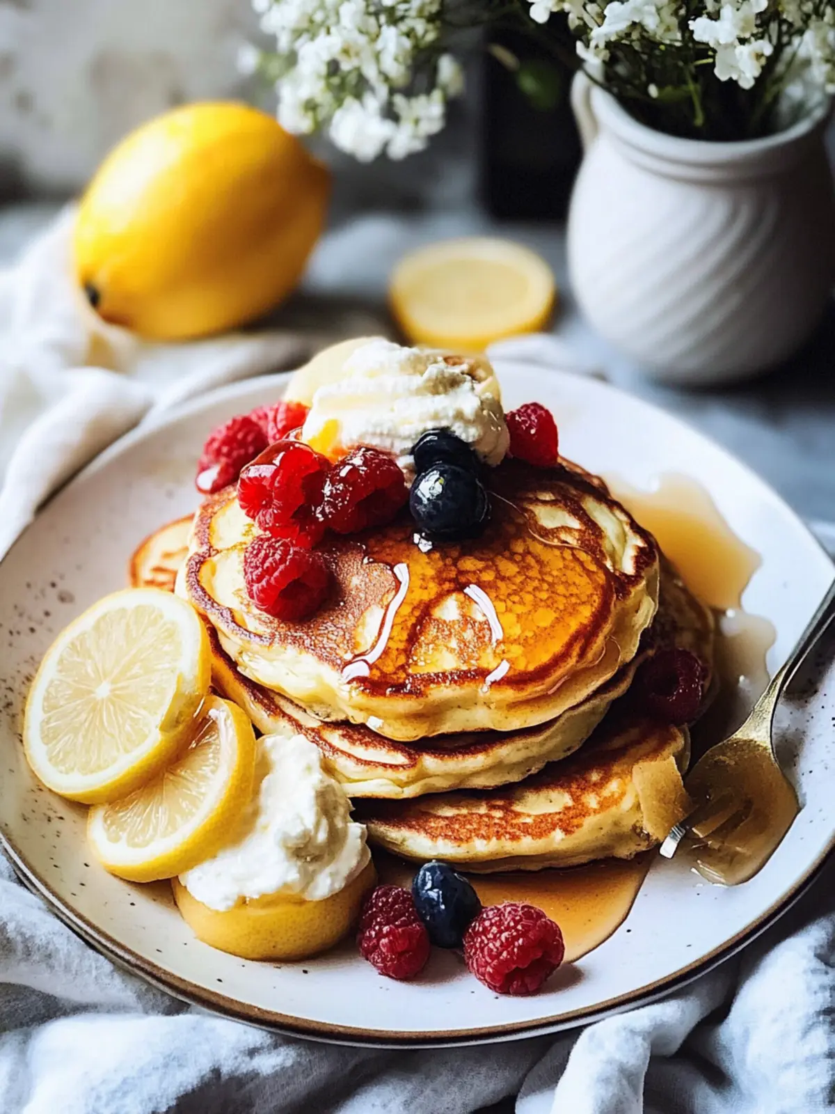 Lacy Gluten-Free Lemon Ricotta Pancakes That Wow Every Bite 3 Lacy Gluten-Free Lemon Ricotta Pancakes