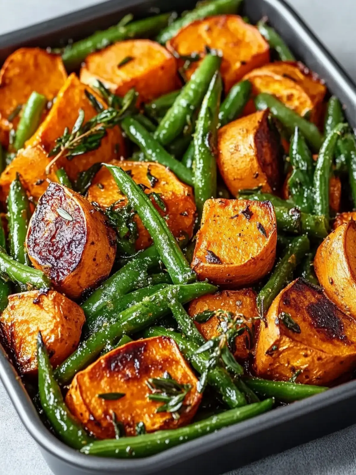 Sweet Potato & Green Bean Tray Bake for Perfect Family Dinners 4 Sweet Potato & Green Bean Tray Bake