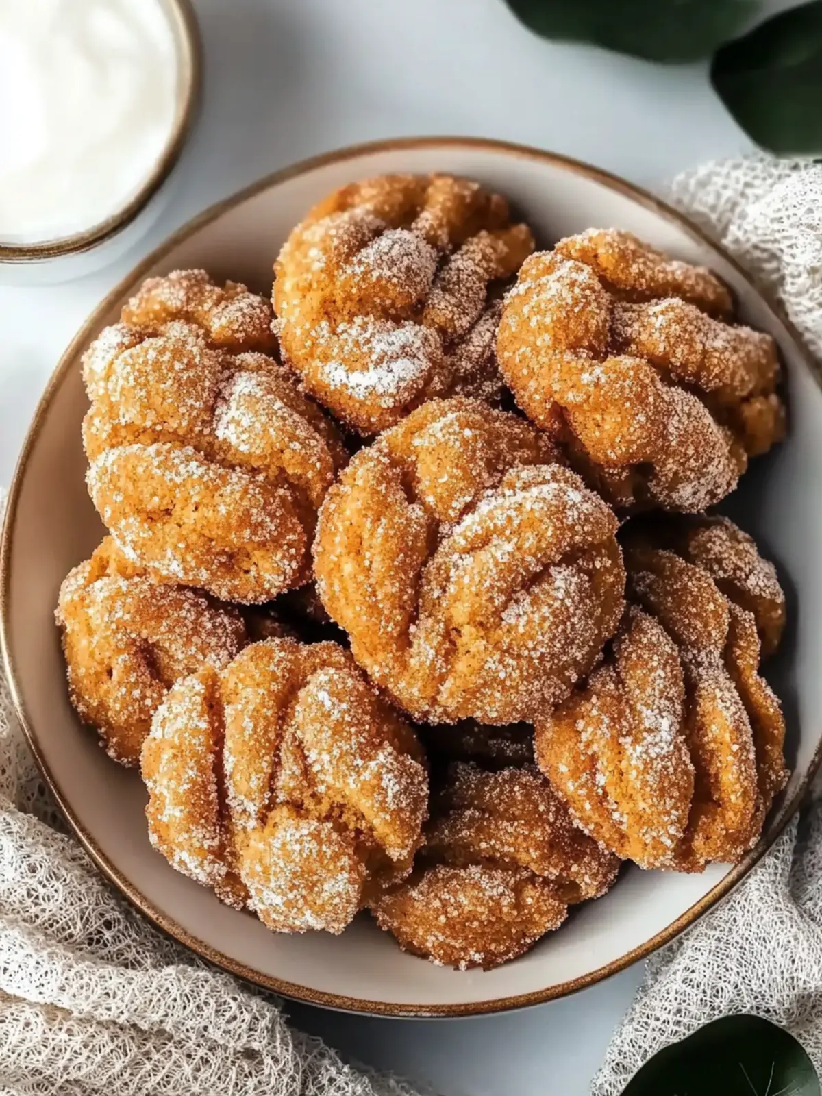 Tasty Churro Crinkle Cookies for a Cozy Holiday Treat 4 Tasty Churro Crinkle Cookies