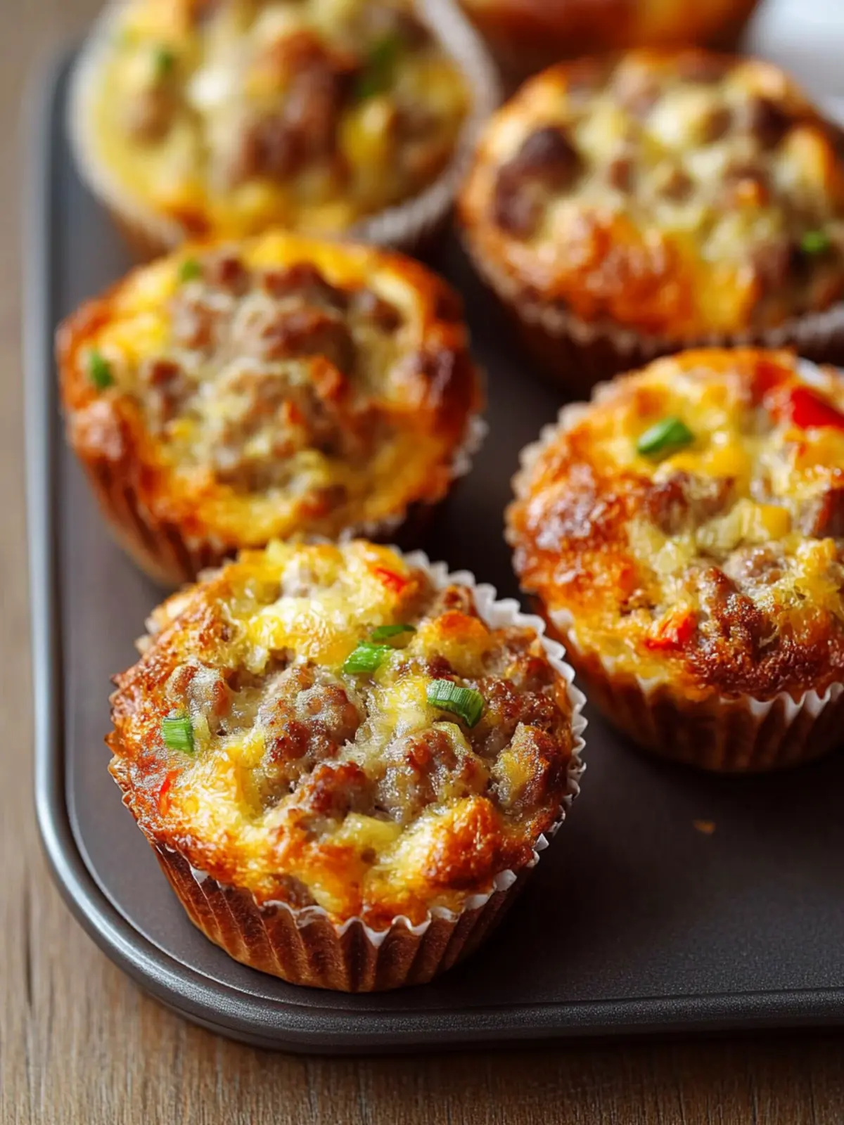 Sausage Breakfast Muffins for Quick & Tasty Mornings 3 Sausage Breakfast Muffins
