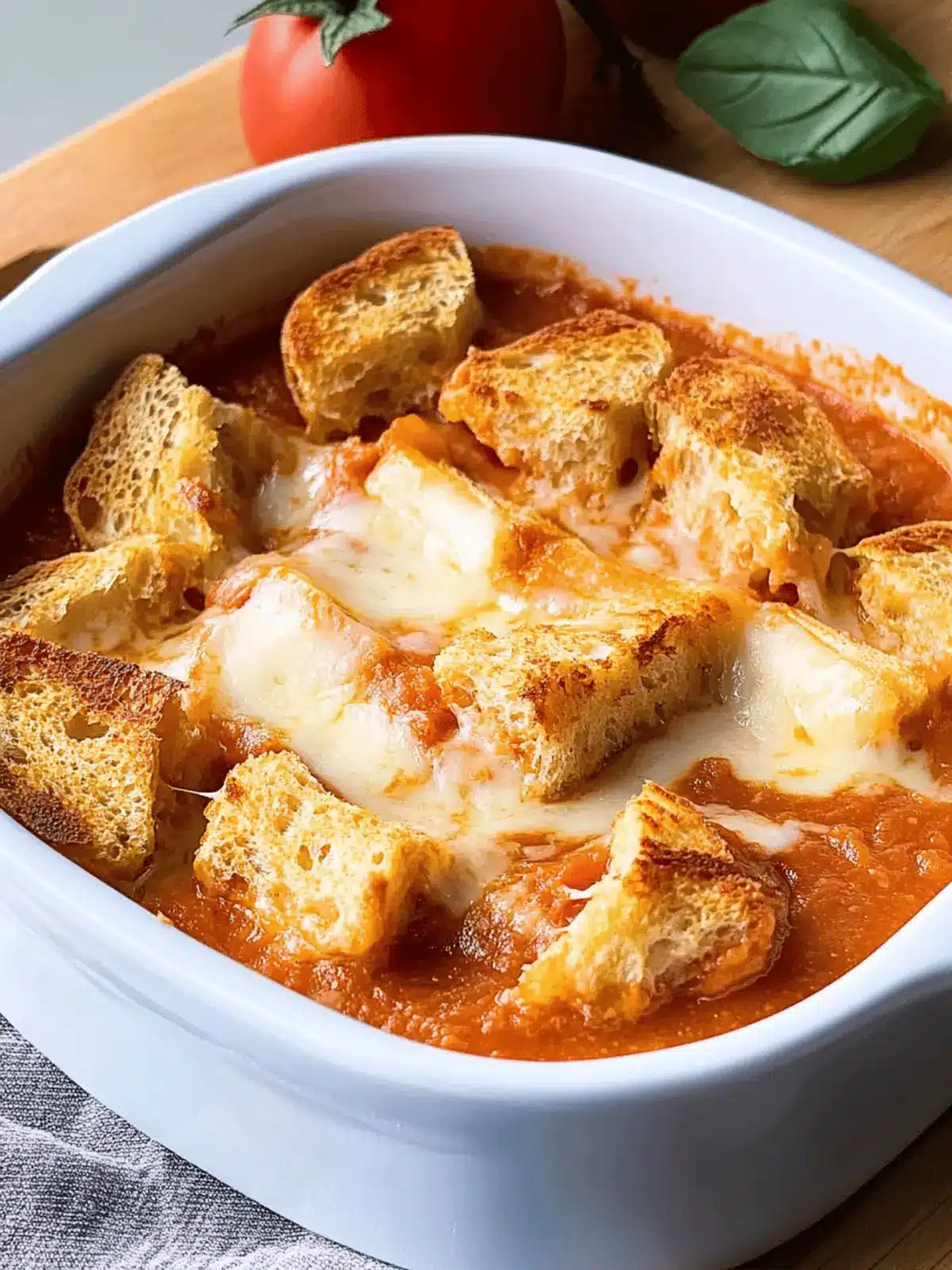 Comforting Tomato Soup and Grilled Cheese Casserole Delight 3 Tomato Soup and Grilled Cheese Casserole