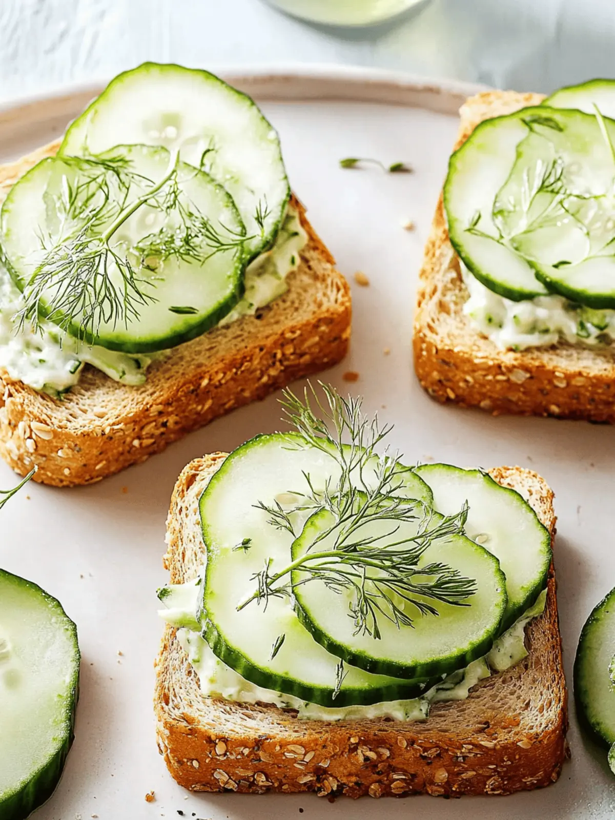 Savory Cucumber Sandwiches: The Perfect Tea Party Treat 3 Savory Cucumber Sandwiches