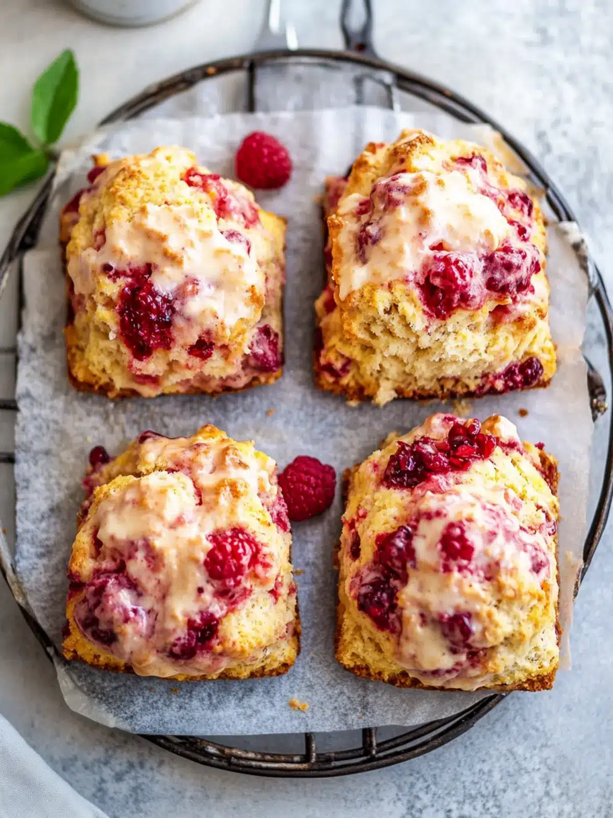 Delightfully Buttery Raspberry Passionfruit Scones Recipe 3 Raspberry Passionfruit Scones