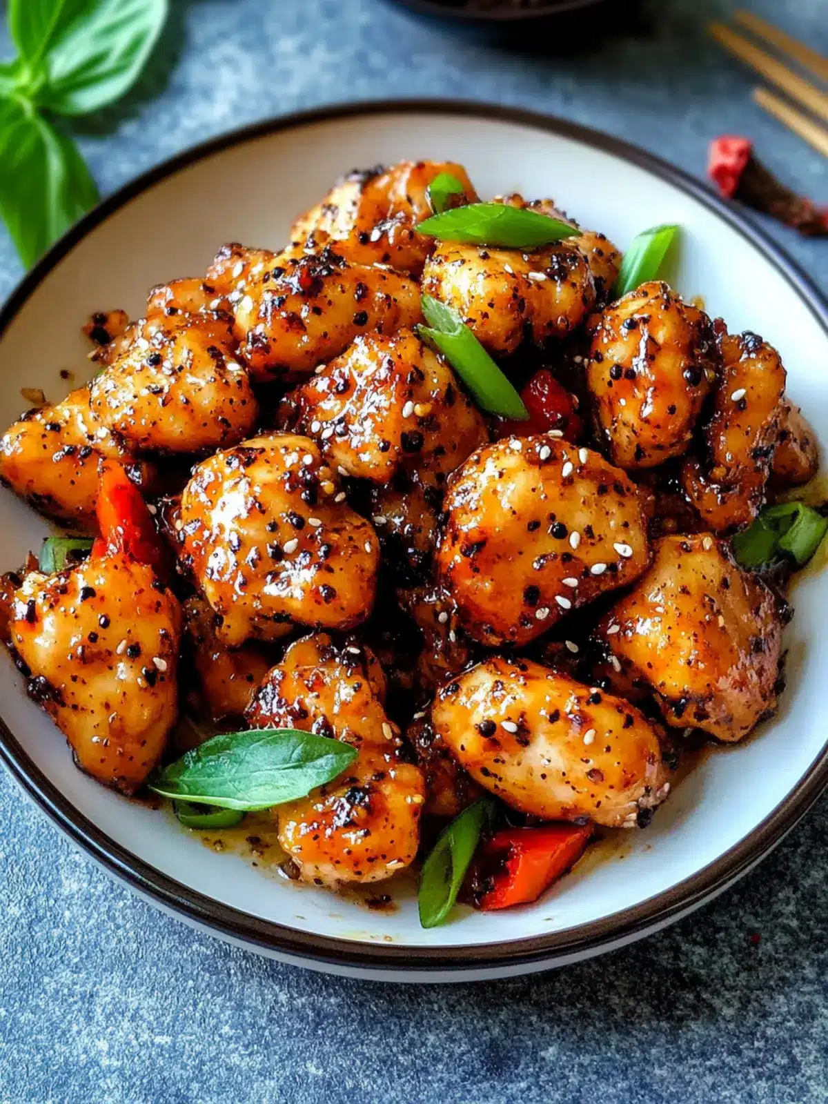 Savor the Heat with Spicy Black Pepper Chicken Recipe 4 Spicy Black Pepper Chicken