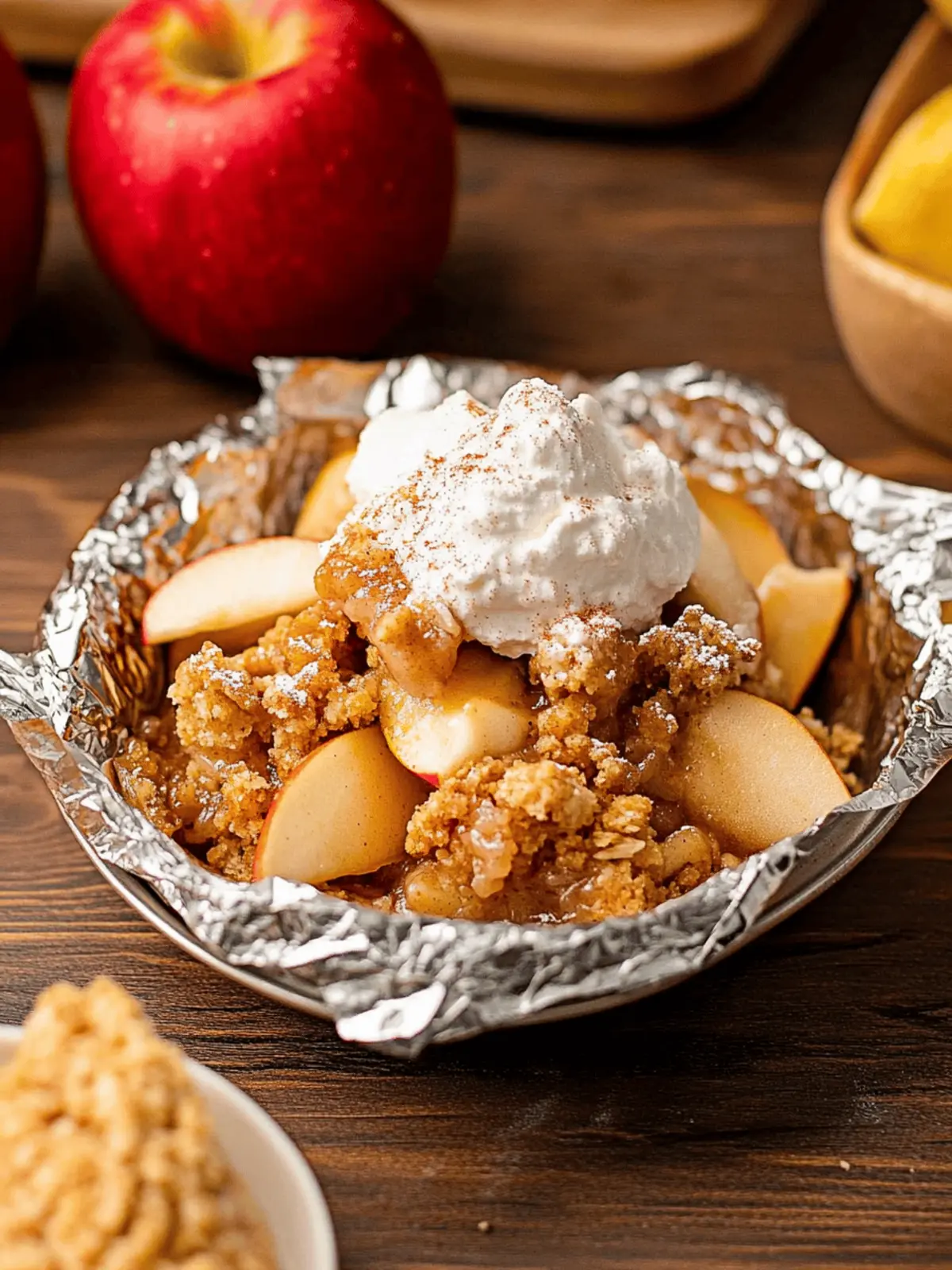 Campfire Apple Crisp: Your New Favorite Outdoor Dessert 4 Campfire Apple Crisp