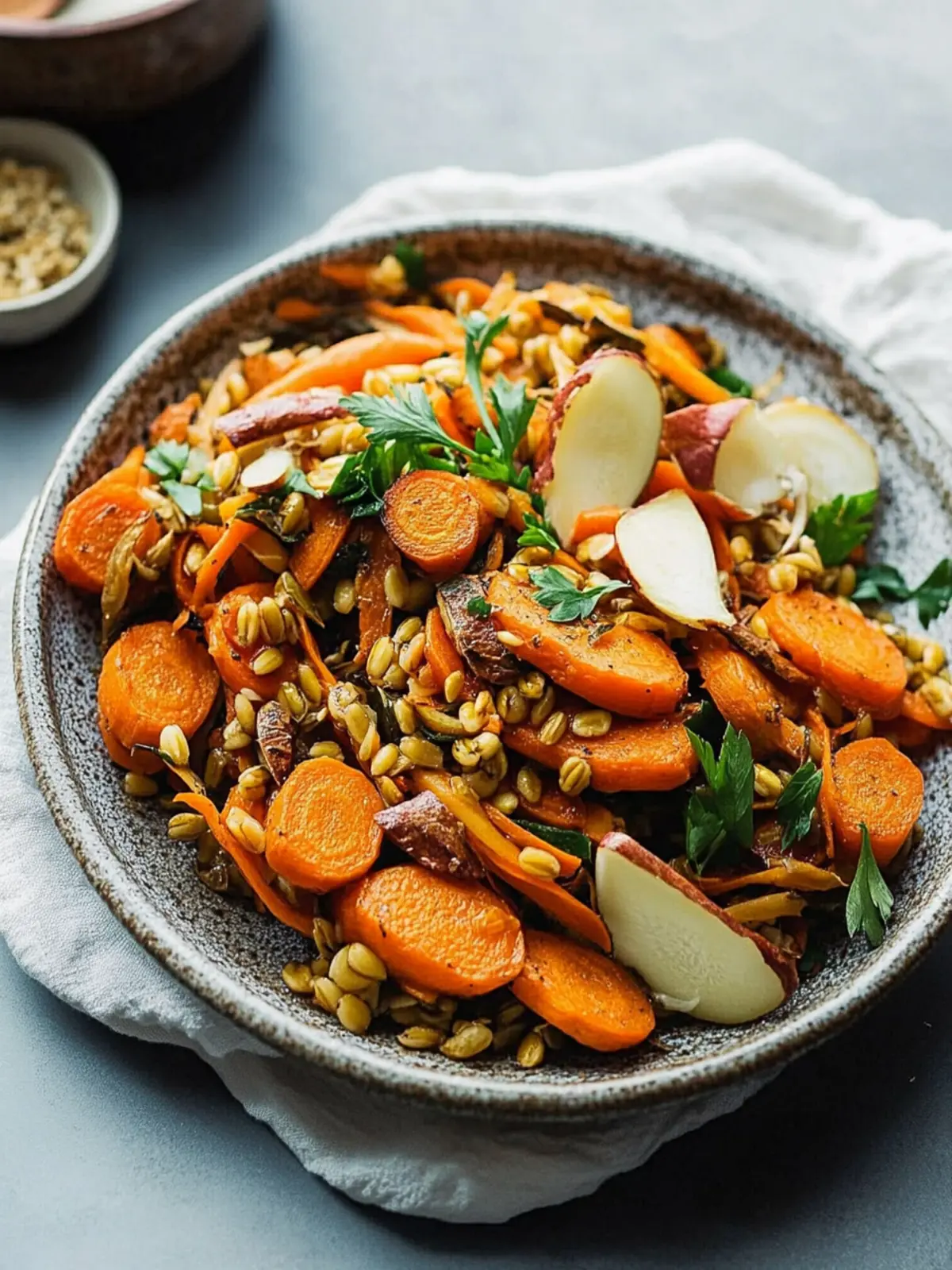 Roasted Golden Carrots and Farro for a Flavorful Feast 2 Golden Carrots and Farro