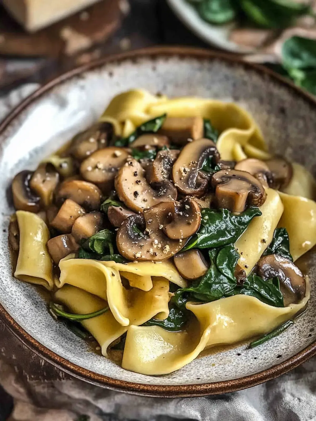 Vegan Mushrooms Spinach Stroganoff That's Pure Comfort Magic 2 Vegan Mushrooms Spinach Stroganoff