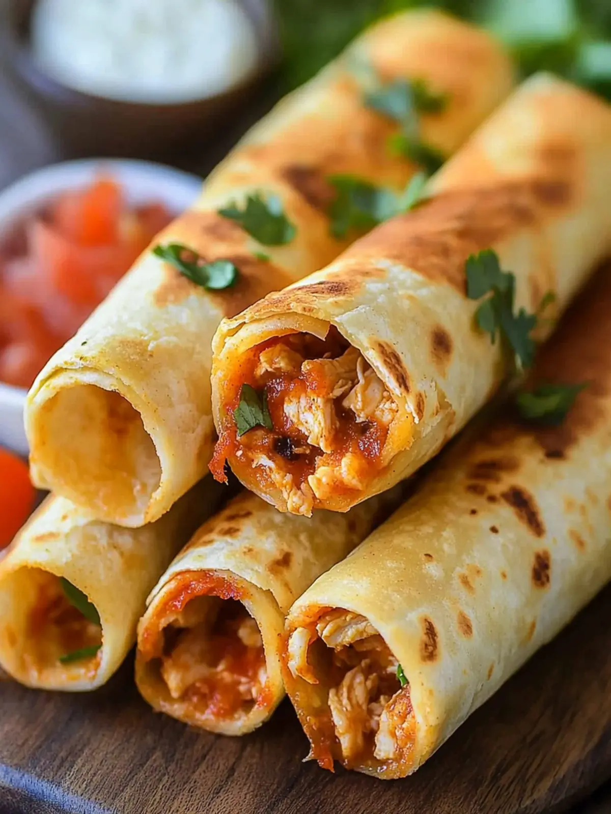 Crispy Chicken Taquitos: Your New Favorite Game Day Snack 3 Crispy Chicken Taquitos