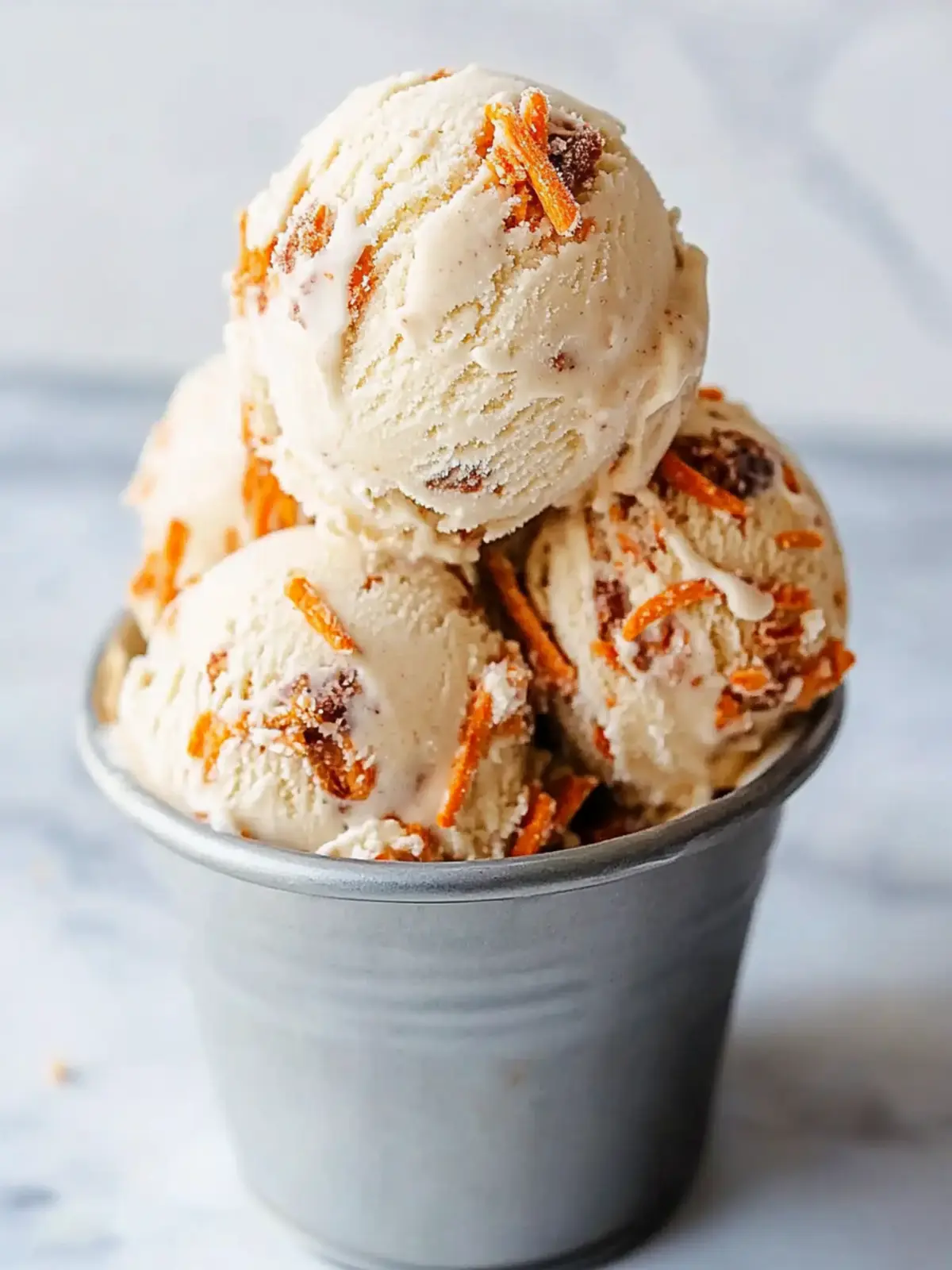 Creamy Carrot Cake Ice Cream: A Dreamy Dessert Delight 3 Carrot Cake Ice Cream (Creamy Dessert Treat)