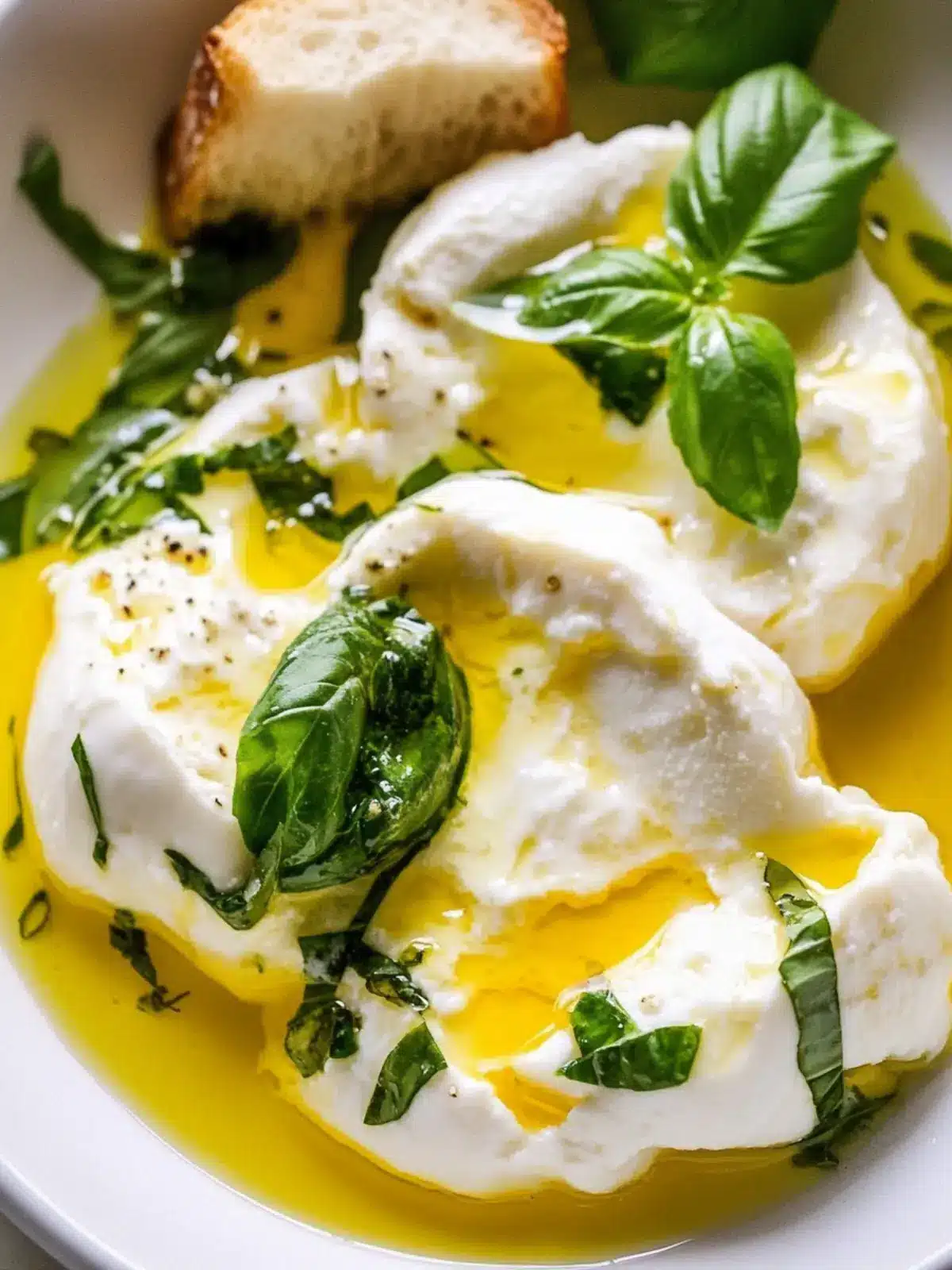 Lemon Basil Burrata with Garlic Toasts: A Dreamy Delight 2 Lemon Basil Burrata With Garlic Toasts
