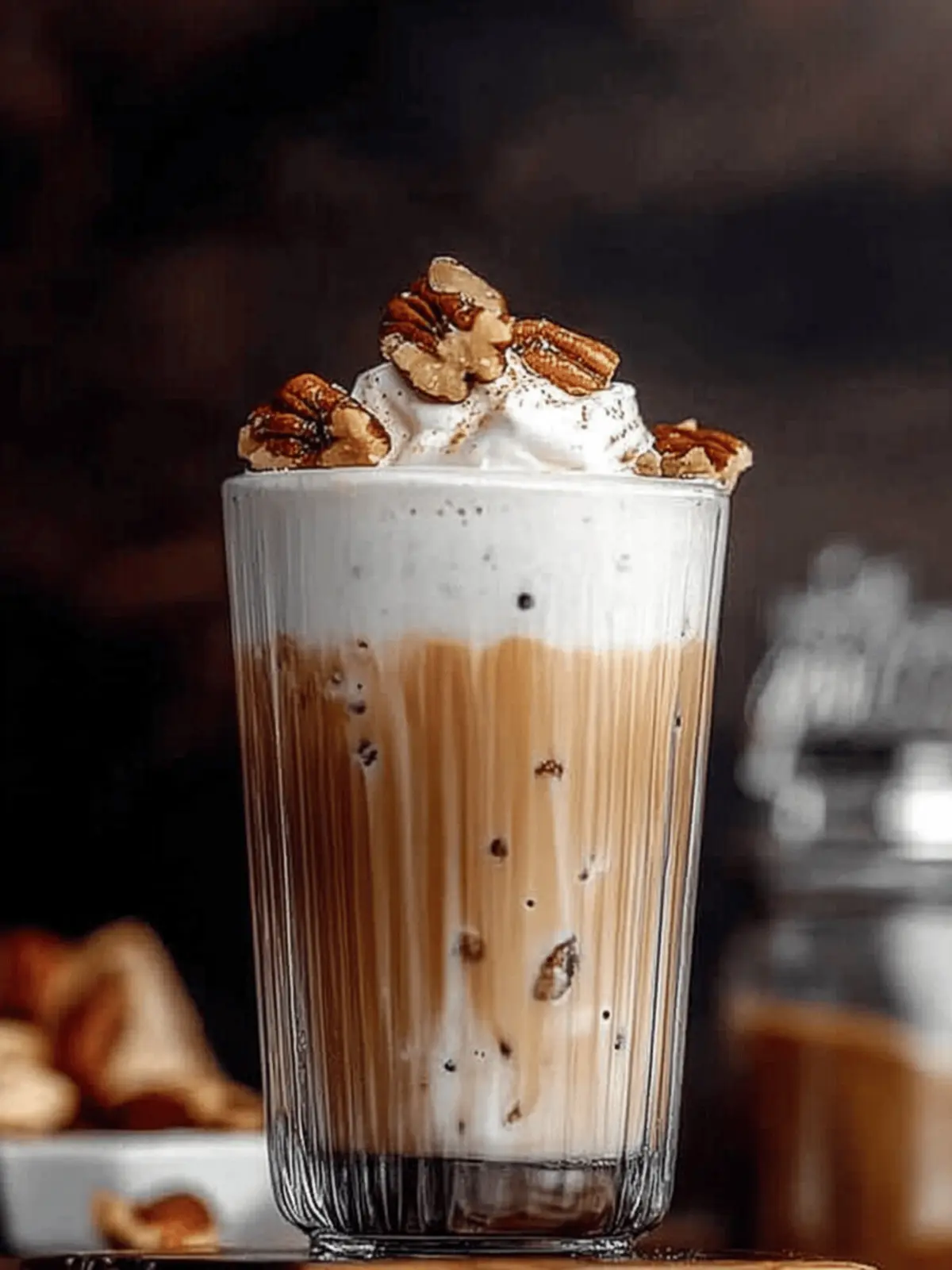 Iced Pecan Crunch Oatmilk Latte with Cold Foam Bliss 4 Iced Pecan Crunch Oatmilk Latte with Cold Foam