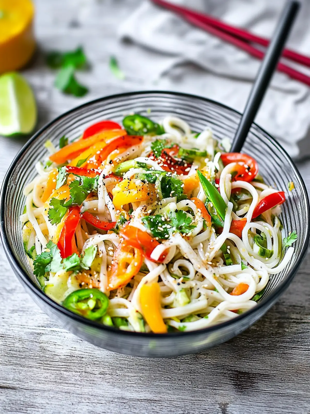 Udon Noodle Salad with Creamy Peanut Sauce You ll Love 2 Udon Noodle Salad