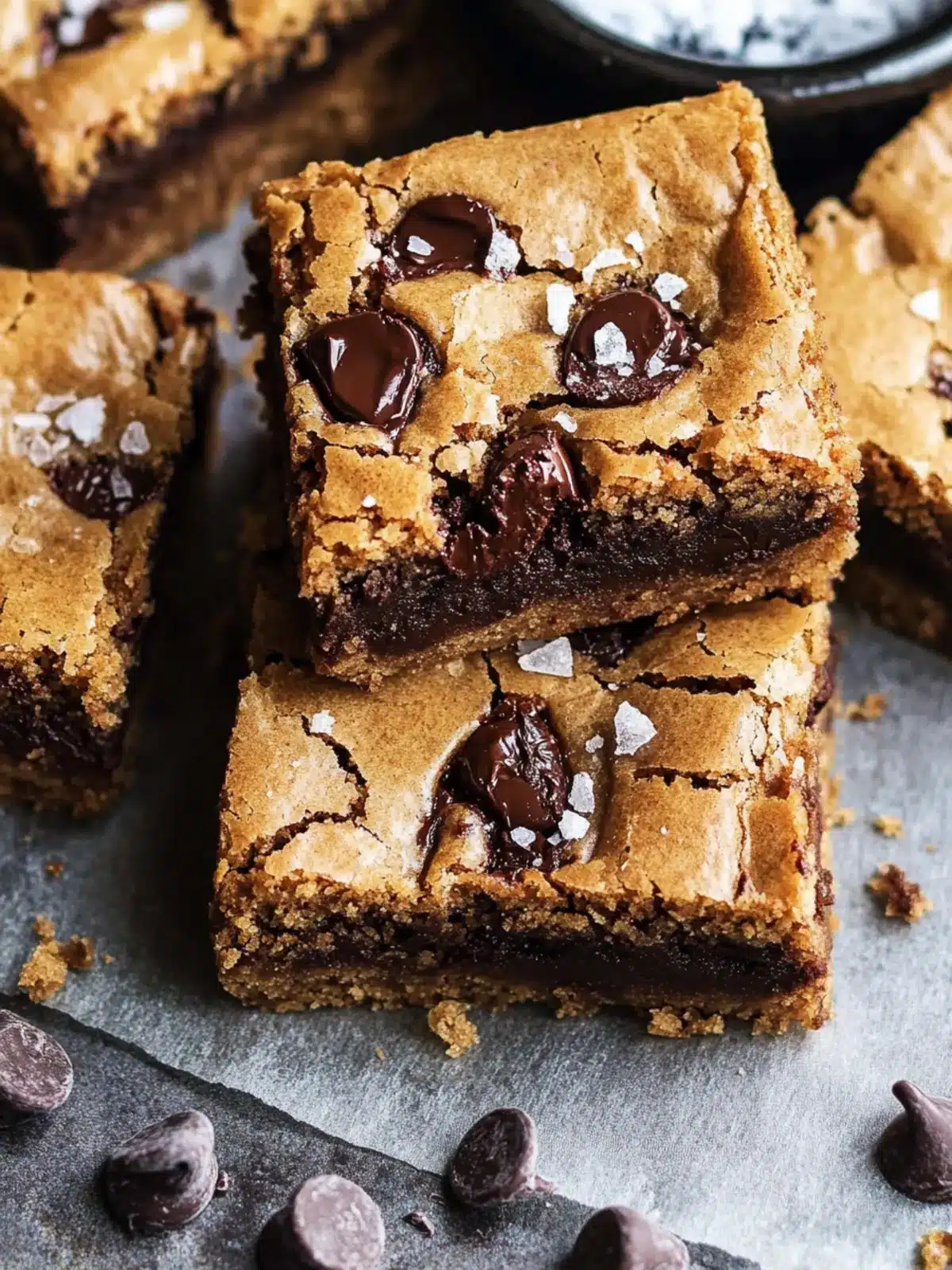 Salted Espresso Chocolate Chunk Blondies You'll Crave Every Time 4 Salted Espresso Chocolate Chunk Blondies