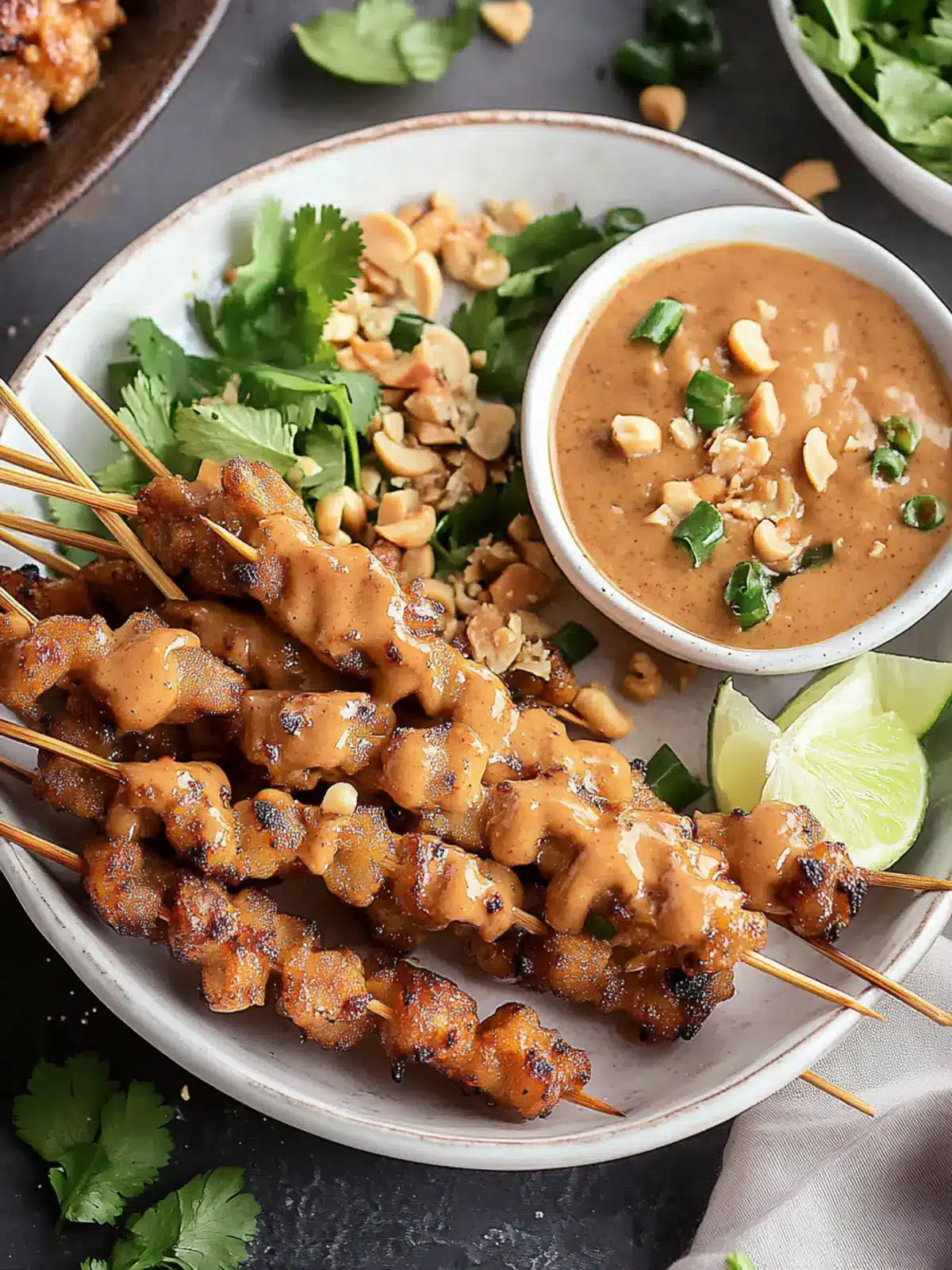 Savory Satay Soy Curls with Peanut Sauce You ll Crave 4 Satay Soy Curls with Peanut Sauce