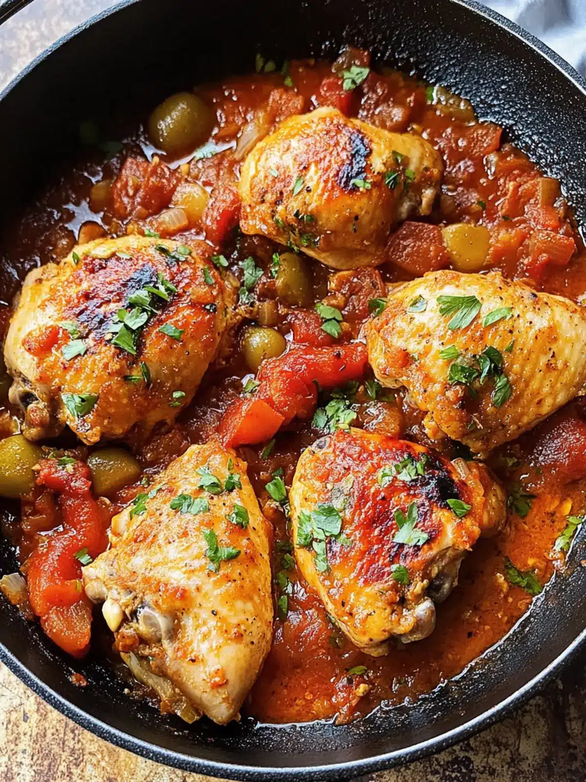 Savory Spanish Chicken in Bravas Sauce for Ultimate Comfort 2 Spanish Chicken in Bravas Sauce