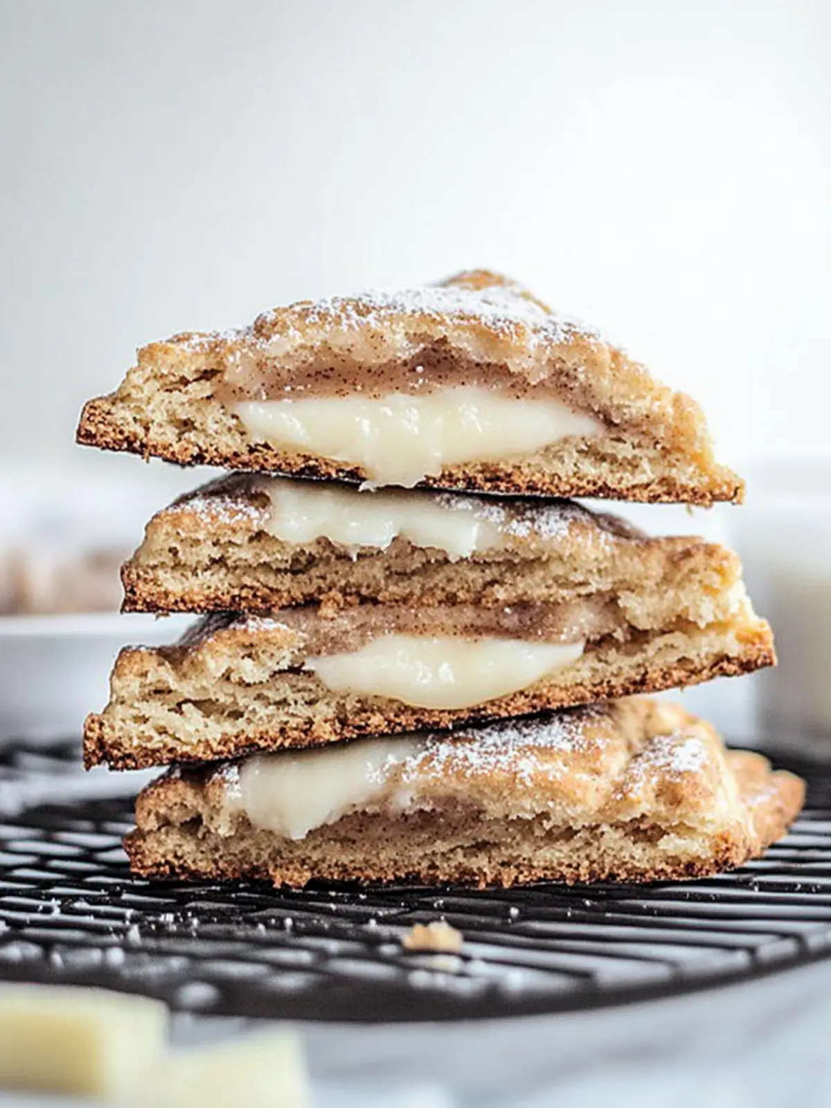 Irresistible Vanilla Bean Scones with Cinnamon Sugar Filling 4 Vanilla Bean Scones with Cinnamon Sugar Filling