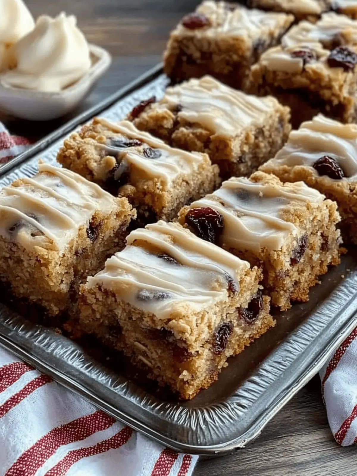 Decadent Oatmeal Raisin Cookie Bars You Can t Resist 2 Oatmeal Raisin Cookie Bars