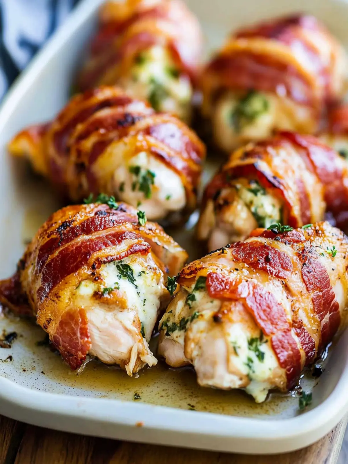 Bacon-Wrapped Chicken Delight: Creamy, Crunchy Comfort Food 2 Bacon-Wrapped Chicken